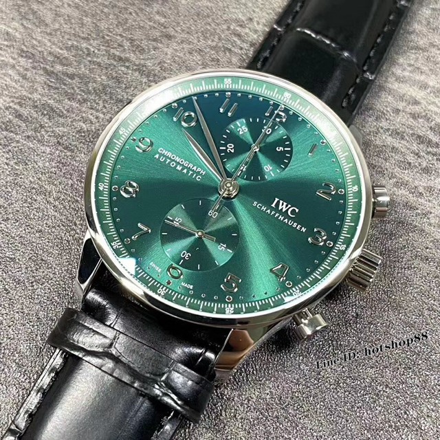 万国手表 IWC“绿海王”150周年版本全新万国葡萄牙系列男士腕表 gjs3187